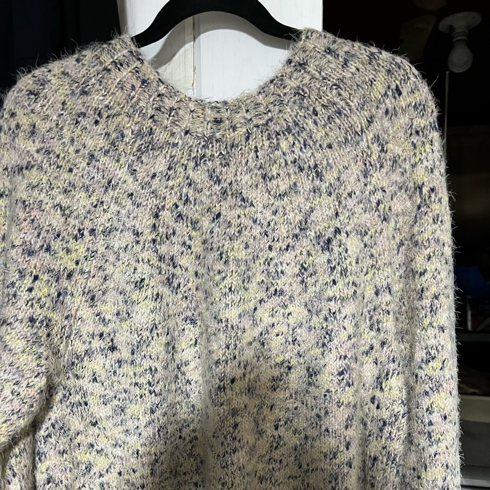 Fluffy Lou & Grey Multi Color sweater